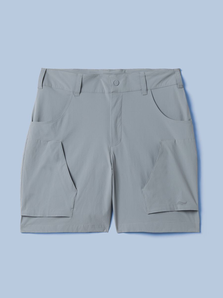 Graue Cargo-Shorts ALTAVIA SAILING aus Stretchgewebe_4
