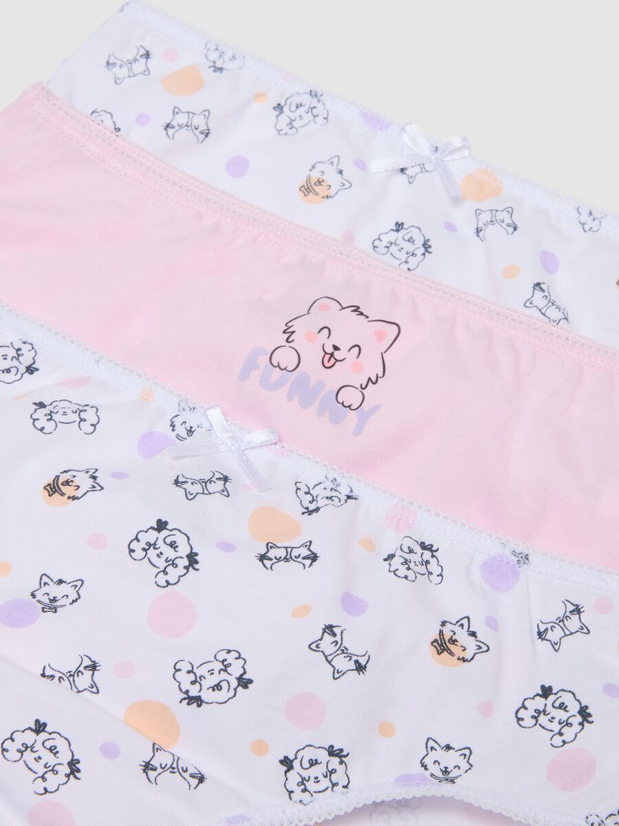 Multipack of comfortable multicolor pure cotton panties for girls_2