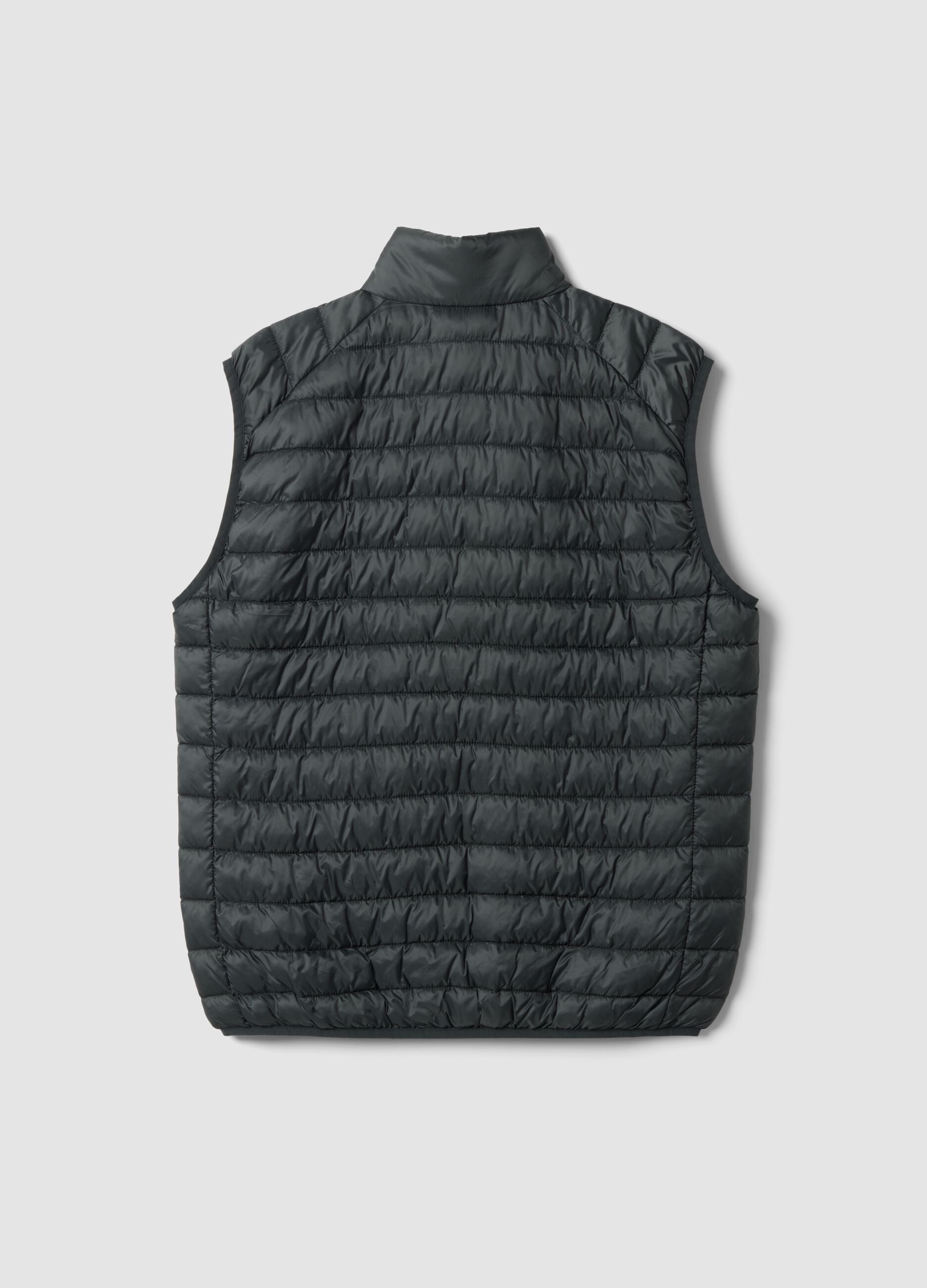 Grey Ultralight Padded Gilet with Zip