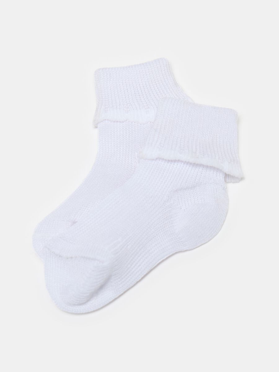Two-pack socks with fold_1