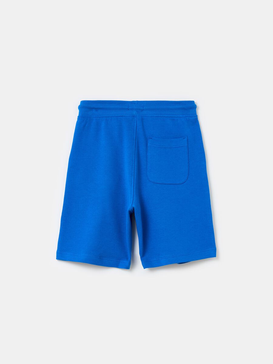 Essential Bermuda shorts in organic cotton fleece_1