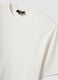White pure cotton short-sleeve T-shirt, relaxed fit_6