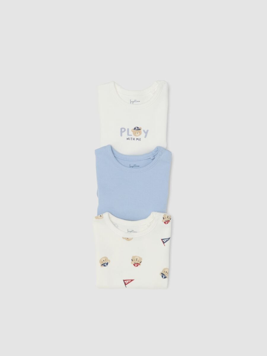 3er-Pack farbige Bodys aus reiner Bio-Baumwolle f&uuml;r Baby und Kleinkind_2