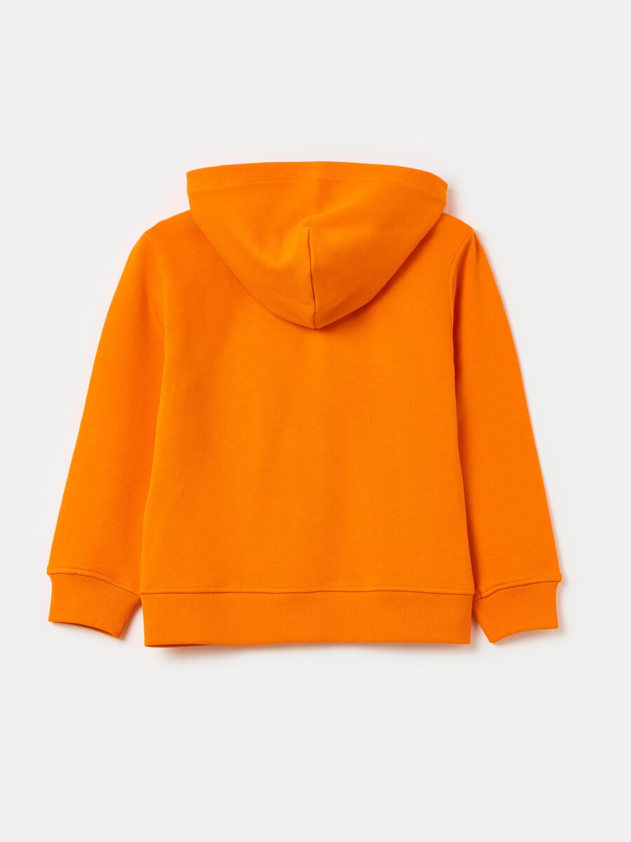 Essential organic cotton full-zip sweatshirt with hood_1
