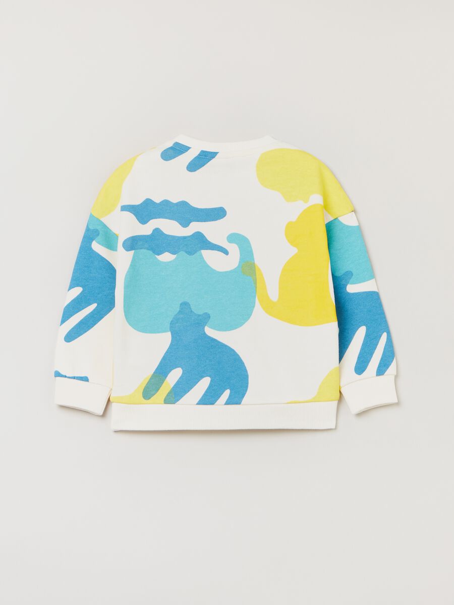 Lightweight sweatshirt with animal print._1