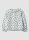 Light blue pure cotton shirt with floral print_1