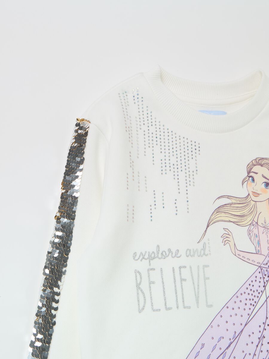 Sweatshirt with Elsa print and sequins_2