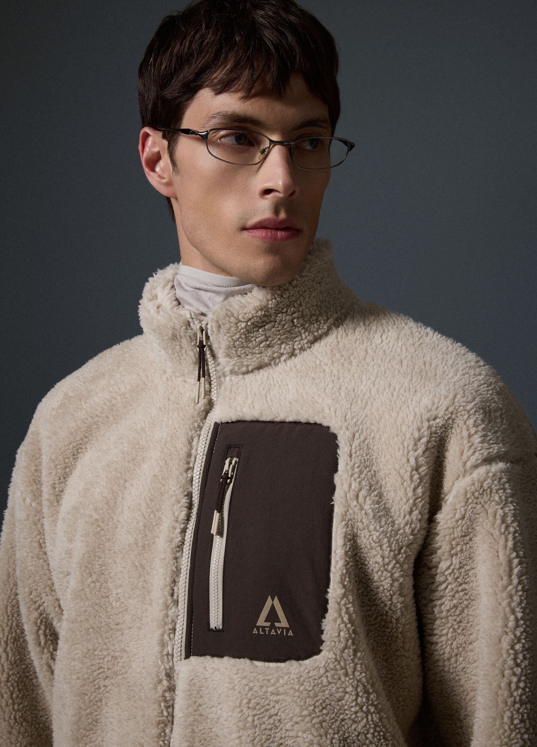 Giacca Sherpa Full Zip ALTAVIA WITH DEBORAH COMPAGNONI