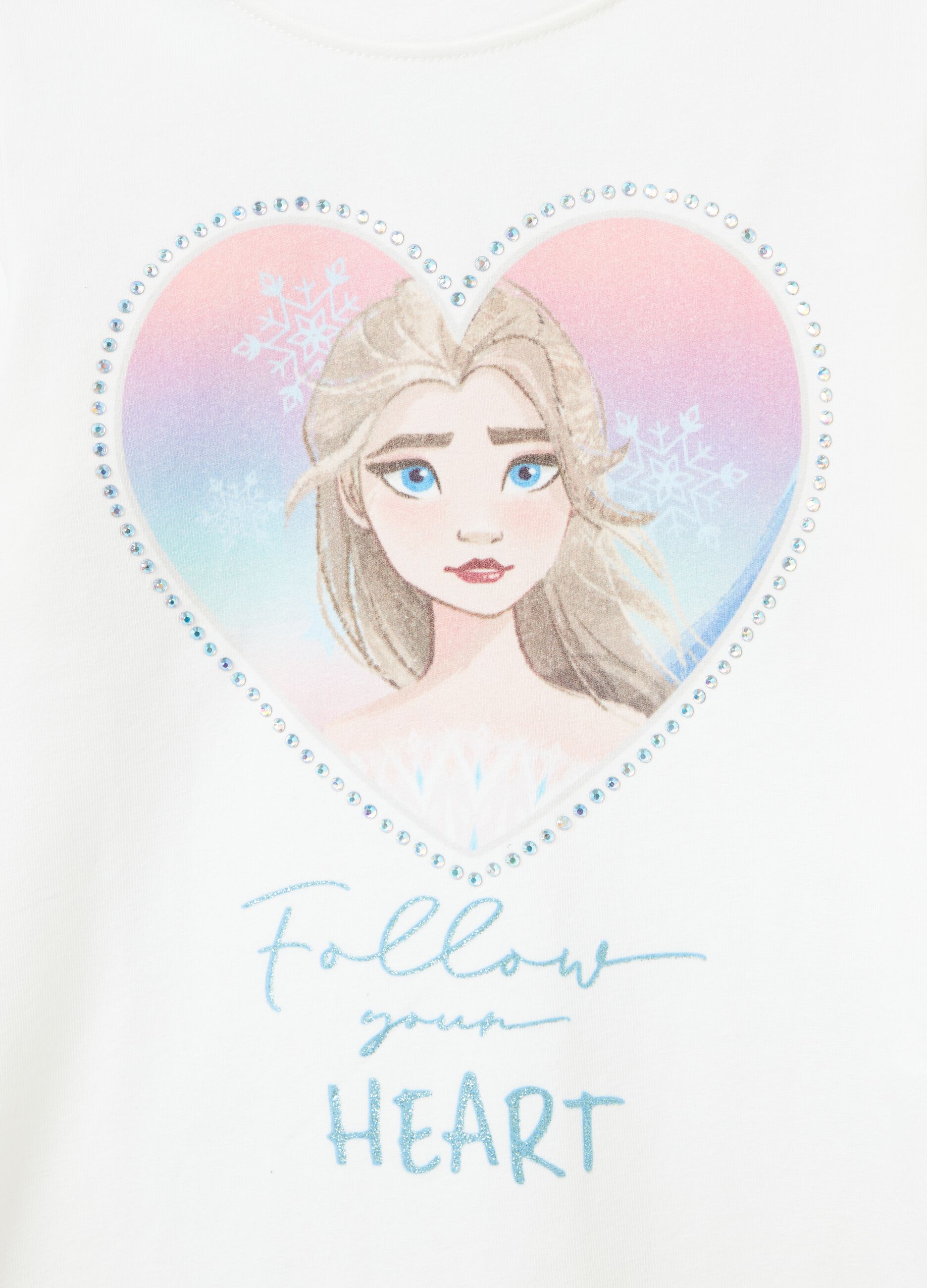 Long-sleeved T-shirt with Disney Frozen print