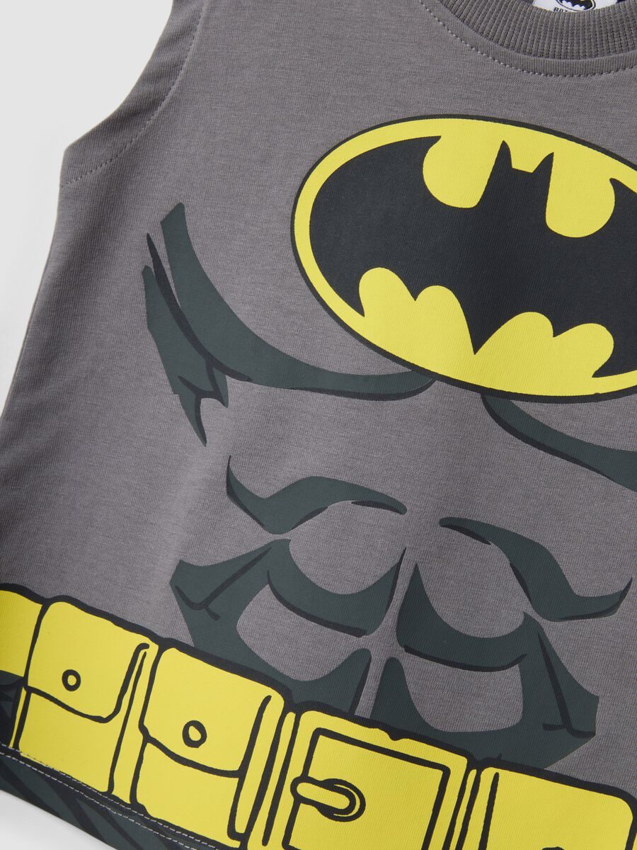 Grey pure cotton tank top_3