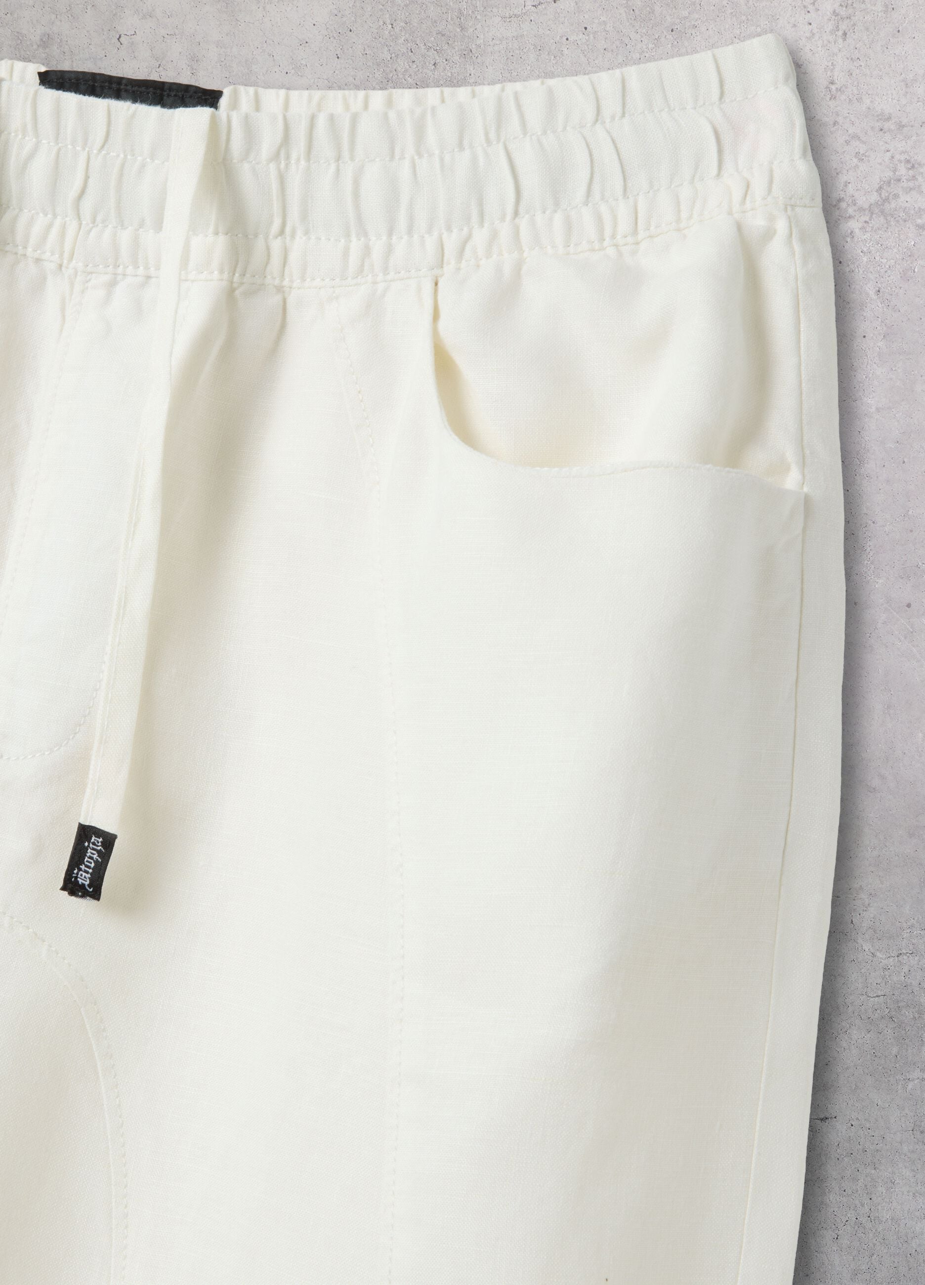 &Lambda;&epsilon;&upsilon;&kappa;ό &pi;&alpha;&nu;&tau;&epsilon;&lambda;ό&nu;&iota; wide leg &alpha;&pi;ό 100% &lambda;&iota;&nu;ό