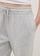 Grey Cotton Blend Jogger Trousers Regular Fit_3