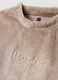 Taupe-grey embroidered regular-fit pyjama top_1