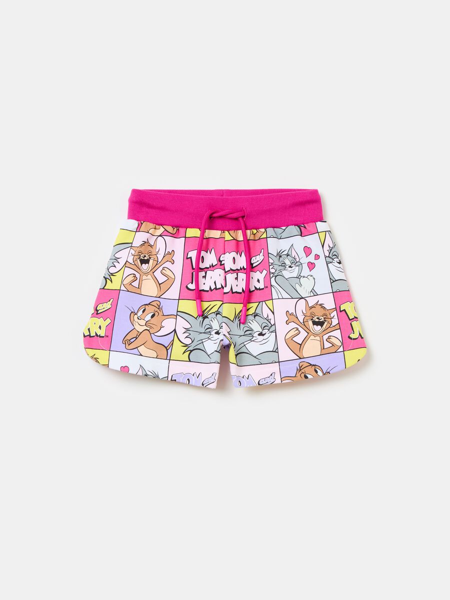 Cotton shorts with Tom & Jerry print_0