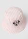 Girls' Multicolour Striped Pure Cotton Hat with Minnie_1