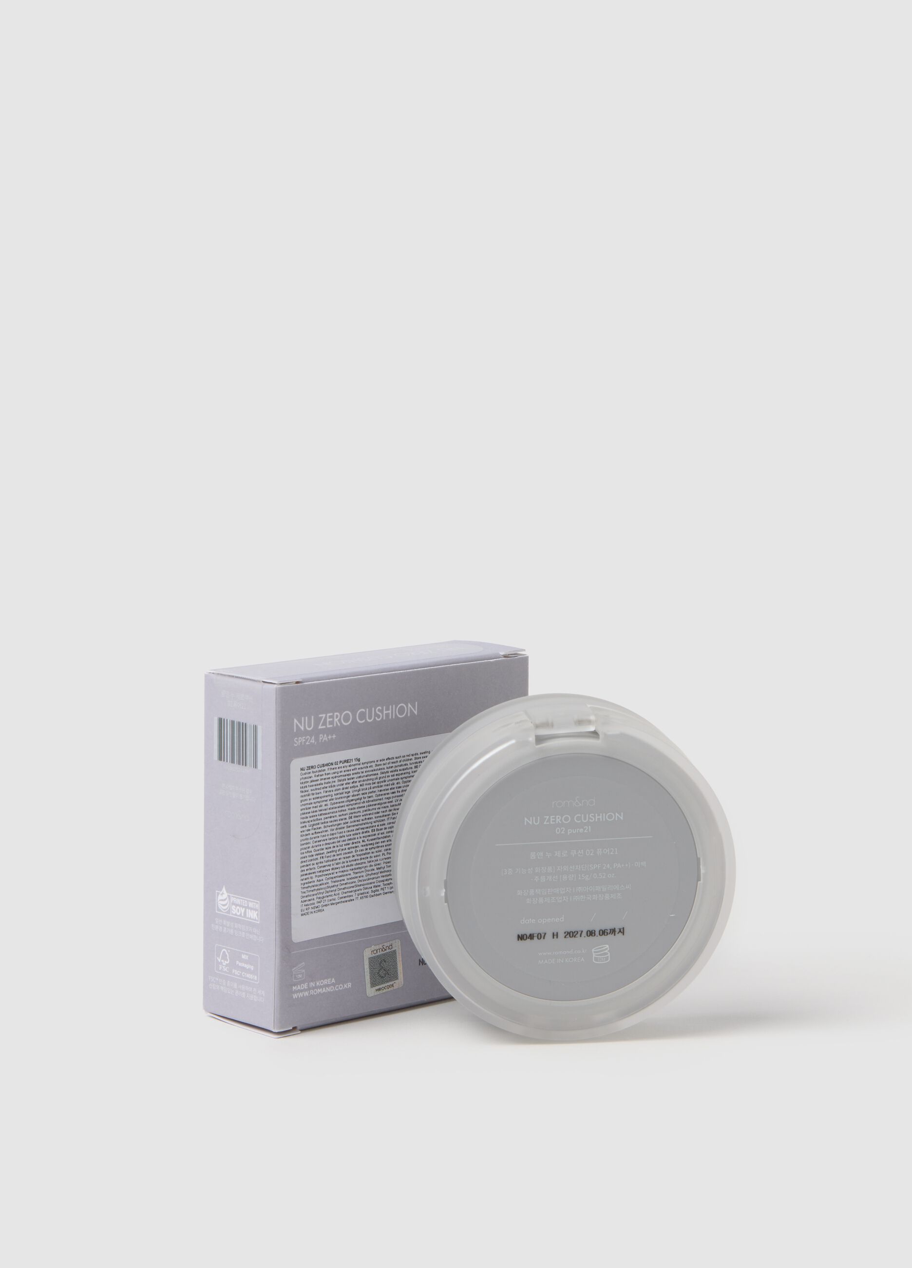 ROM&ND NU ZERO CUSHION 02 PURE21 &Mu;&Alpha;&Xi;&Iota;&Lambda;&Alpha;&Rho;&Iota; &Kappa;&Alpha;&Lambda;&Lambda;&Upsilon;&Nu;&Tau;&Iota;&Kappa;&Omicron;&Upsilon; - &Kappa;&omicron;&rho;&epsilon;&alpha;&tau;&iota;&kappa;ό &mu;&alpha;&kappa;&iota;&gamma;&iota;ά&zeta;
