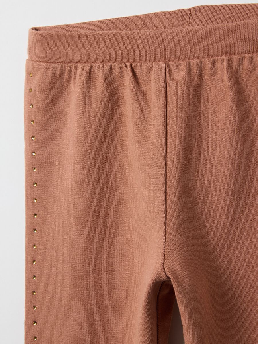 Leggings B&eacute;b&eacute; Slim Fit en Coton Orange_2