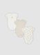 Multicolour 3-pack organic cotton short-sleeve bodysuits_0