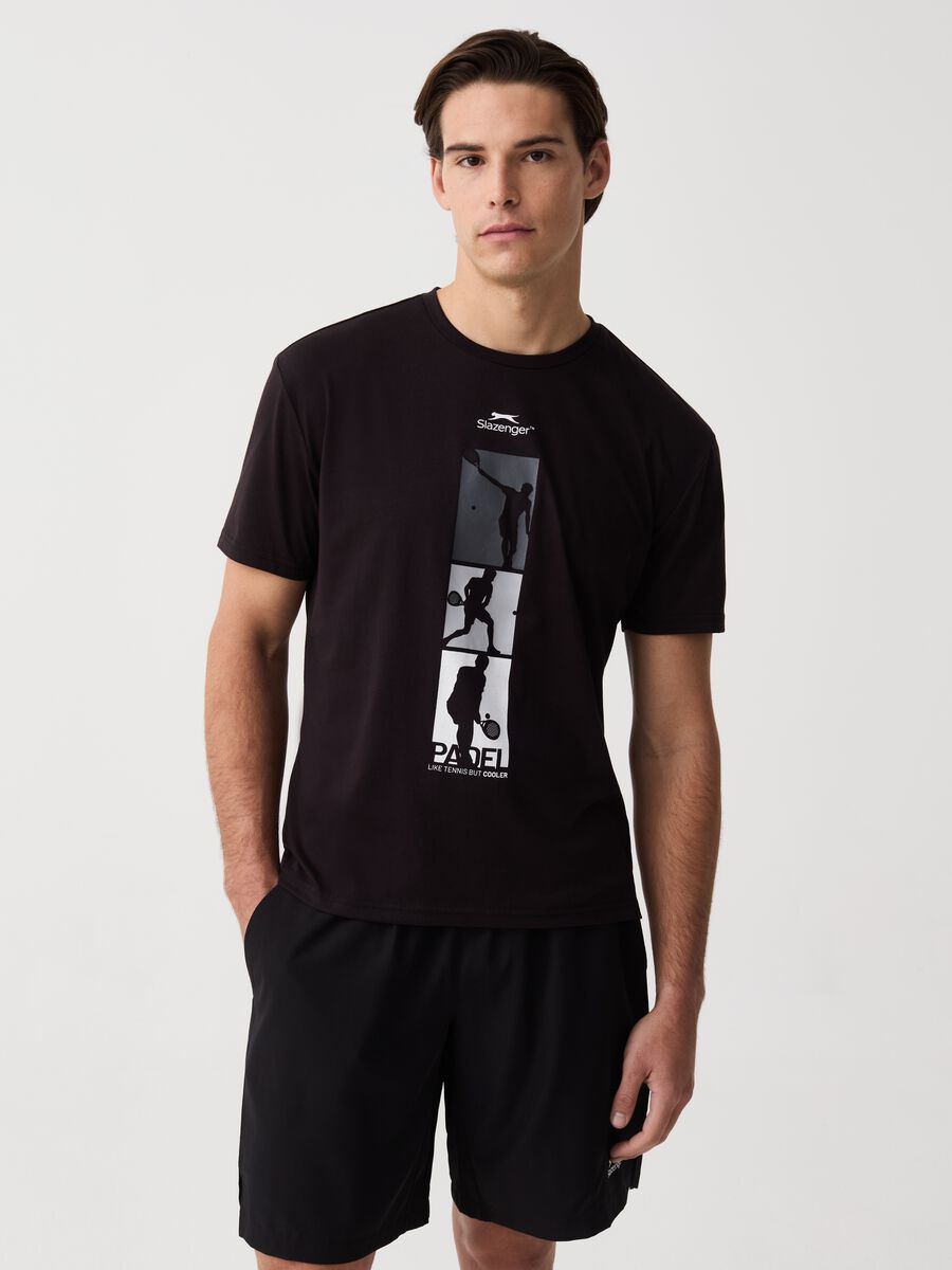 Camiseta de tenis estampado padel Slazenger_0