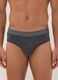 Pack of five multicoloured organic cotton briefs_1