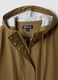 Brown rain jacket with hood, zip and snap-button fastening, regular fit_2