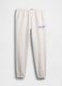 Beige Jogginghose aus Baumwoll-Polyester-Mischung_5