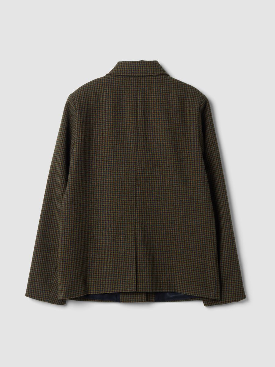 Brown, olive green and navy wool-blend blazer_2