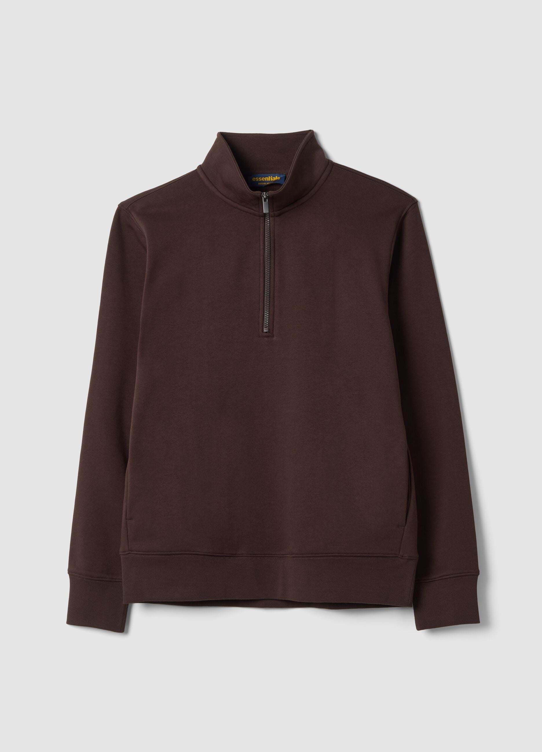 &Kappa;&alpha;&phi;έ half-zip &alpha;&pi;ό &beta;&alpha;&mu;&beta;&alpha;&kappa;&epsilon;&rho;ό &mu;ί&gamma;&mu;&alpha; &mu;&epsilon; &sigma;&tau;&rho;&omicron;&gamma;&gamma;&upsilon;&lambda;ή &lambda;&alpha;&iota;&mu;ό&kappa;&omicron;&psi;&eta;