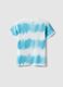 T-shirt multicolor de puro algod&atilde;o para crian&ccedil;a em tie-dye_1
