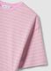 Pink striped pure cotton T-shirt_5