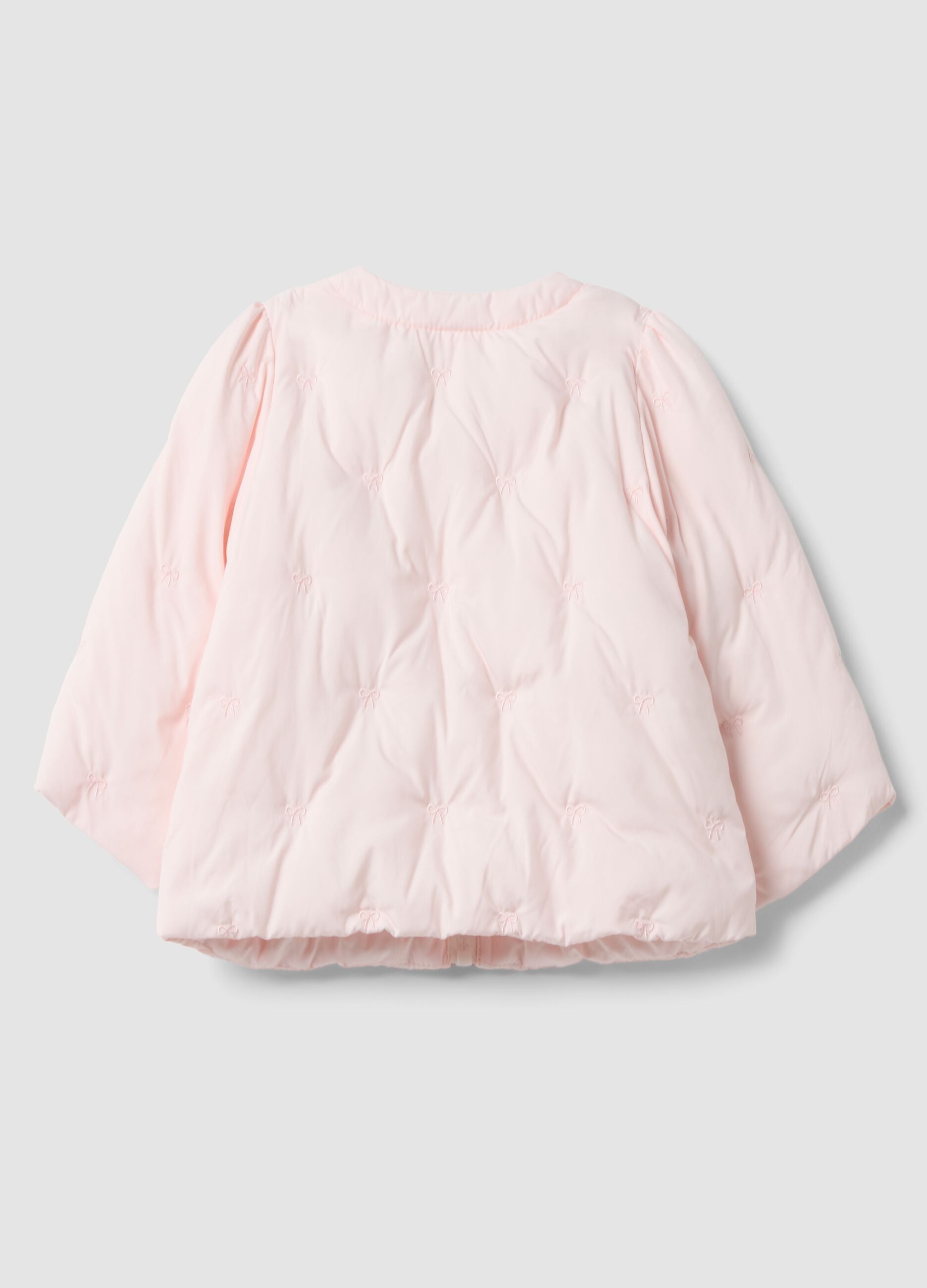 Baby Girls&rsquo; Pink Padded Zip-Up Jacket