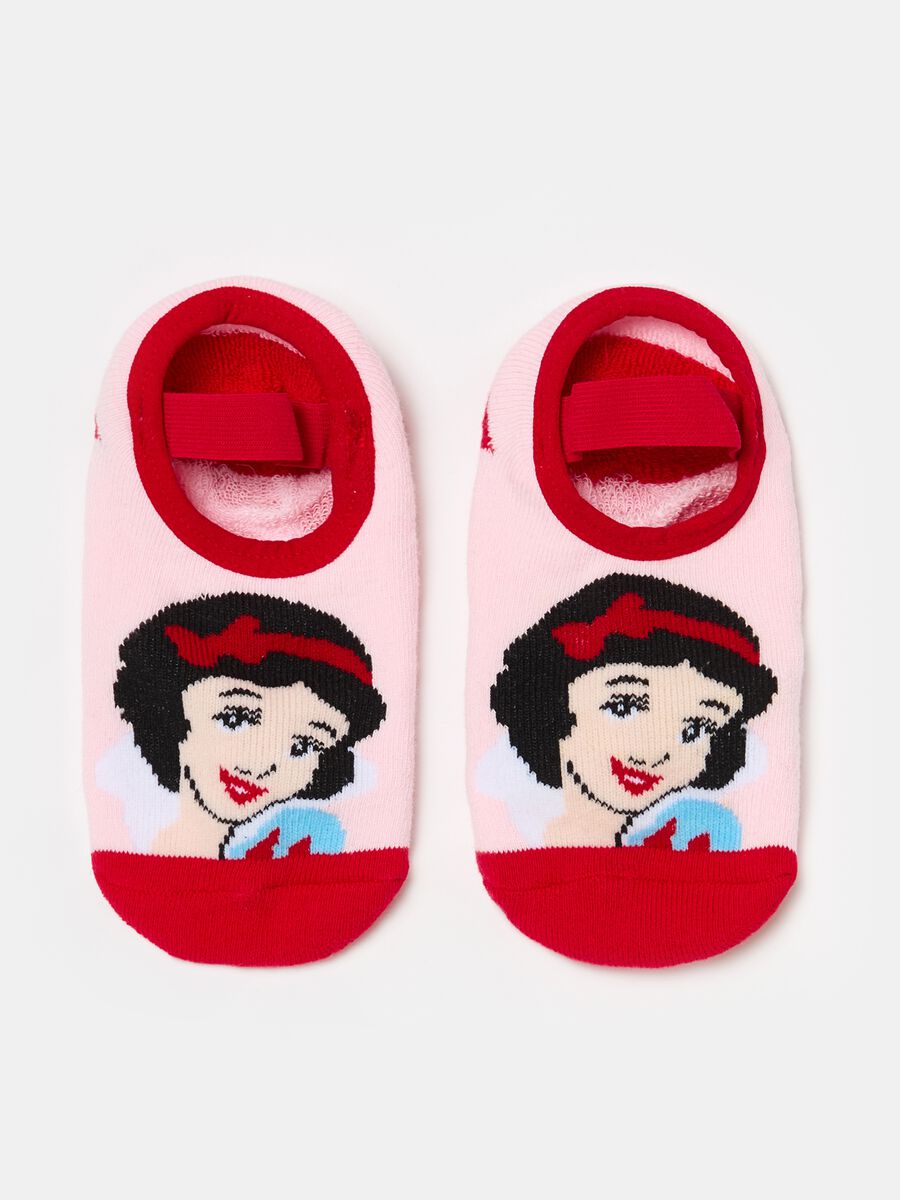 Snow White slipper socks in organic cotton_0