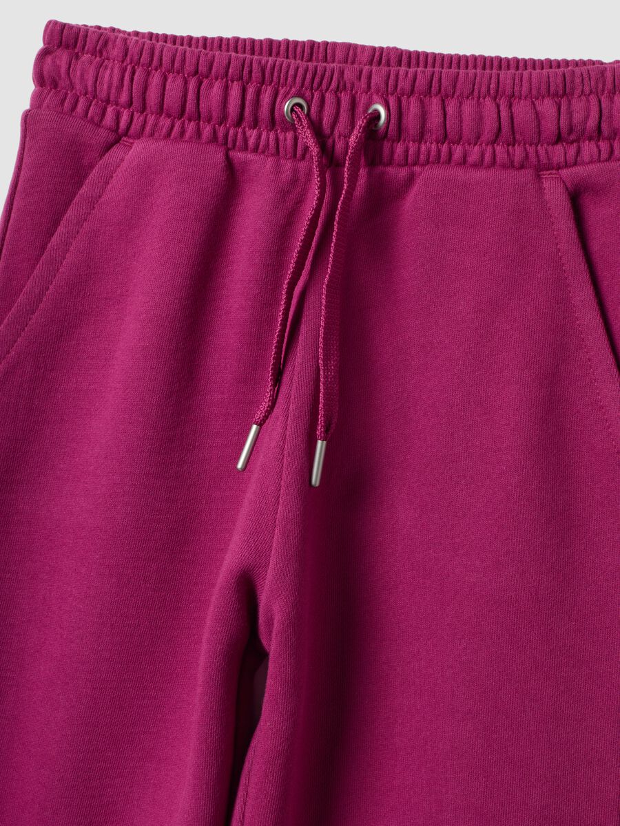 Violette Jogginghose aus Bio-Baumwolle_2