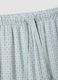 Pyjamahose aus reiner Viskose, mehrfarbig mit geometrischem Muster, regul&auml;re Passform_5