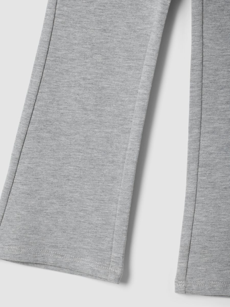 Graue Skinny-Fit-Leggings aus elastischer Bio-Baumwolle_3