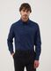 Blue long-sleeve button-down shirt, regular fit_0
