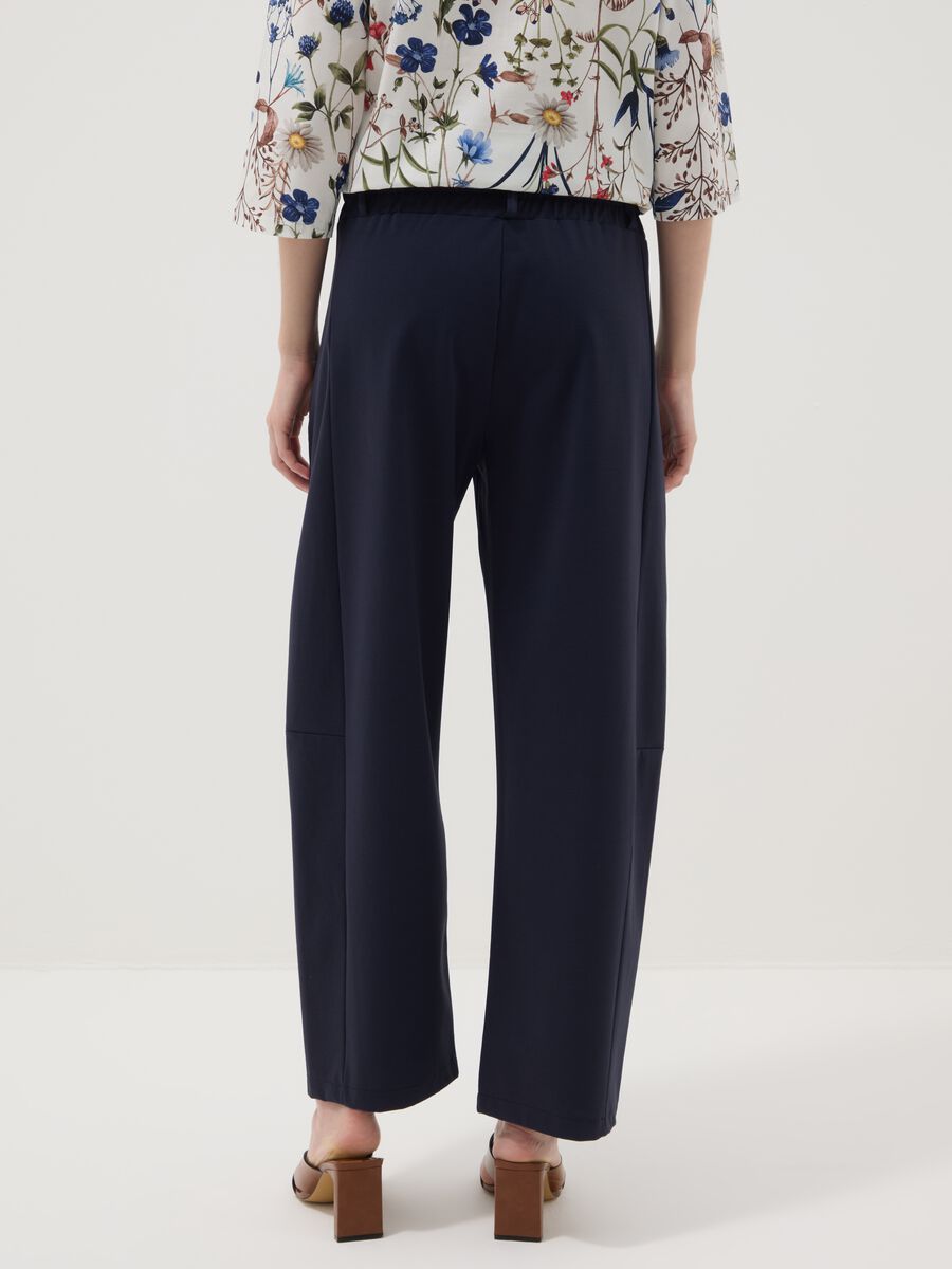 Blaue Hose aus Stretch-Baumwolle_2