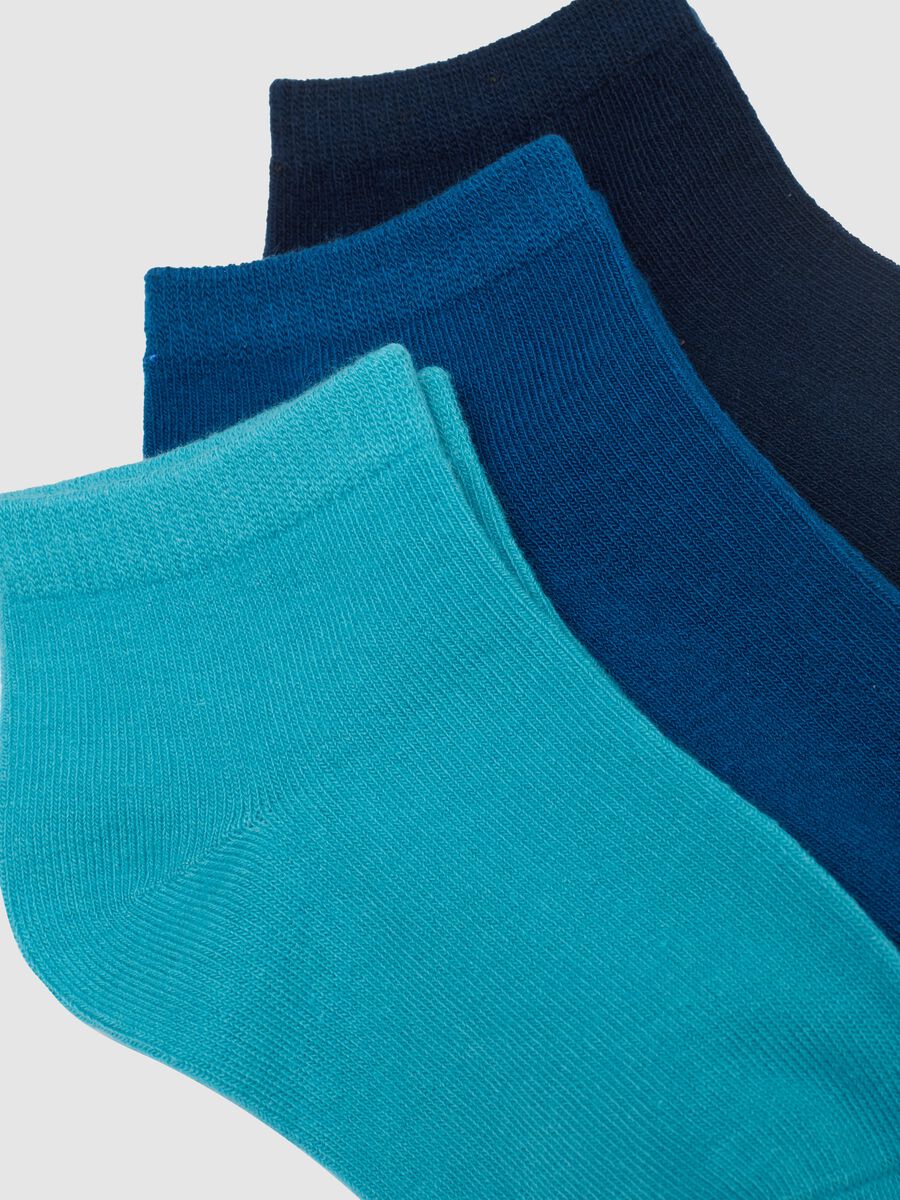 Multipack of multicolour organic cotton blend socks for kids_1