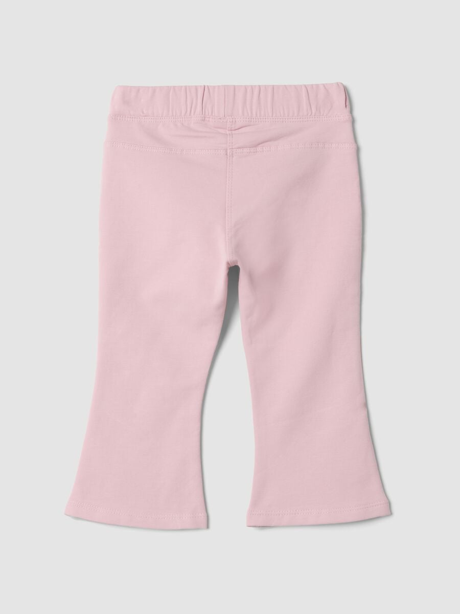 Rosa Hose aus elastischer Bio-Baumwolle_1
