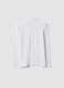 Polo branco de rapaz em piqu&eacute; de algod&atilde;o org&acirc;nico, regular fit_1