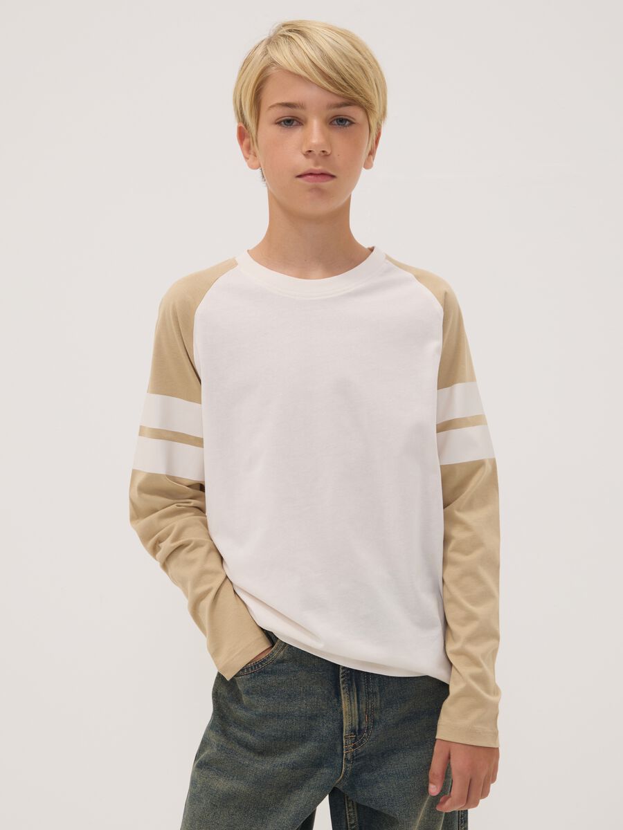 White pure organic cotton crew-neck T-shirt_0
