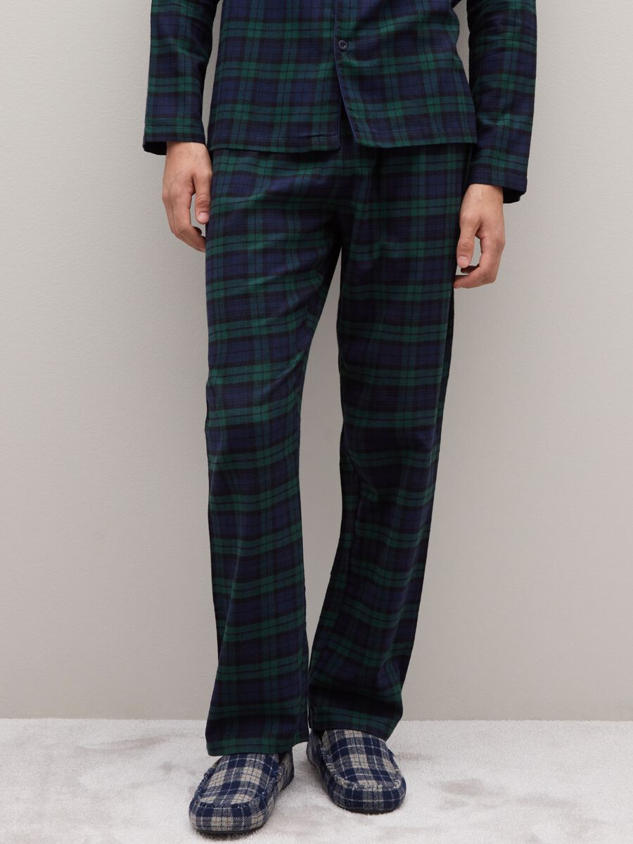 Multicolour Checkered Slippers_1