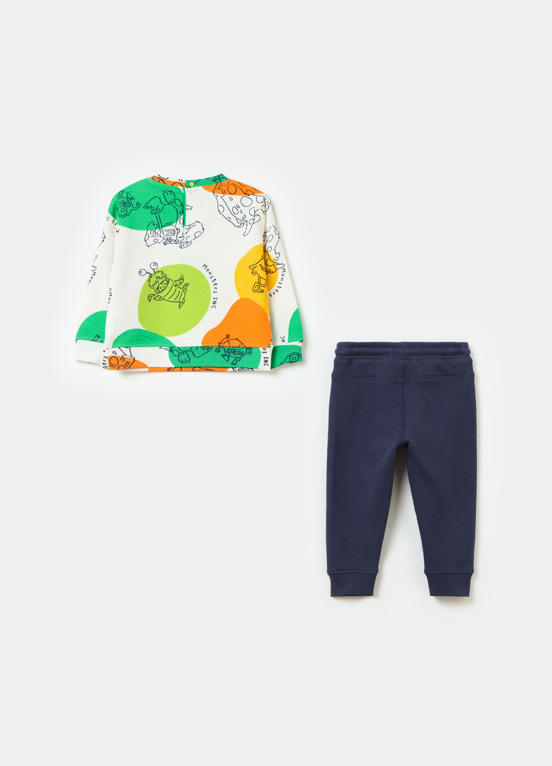 Jogging set with Monsters & Co. print