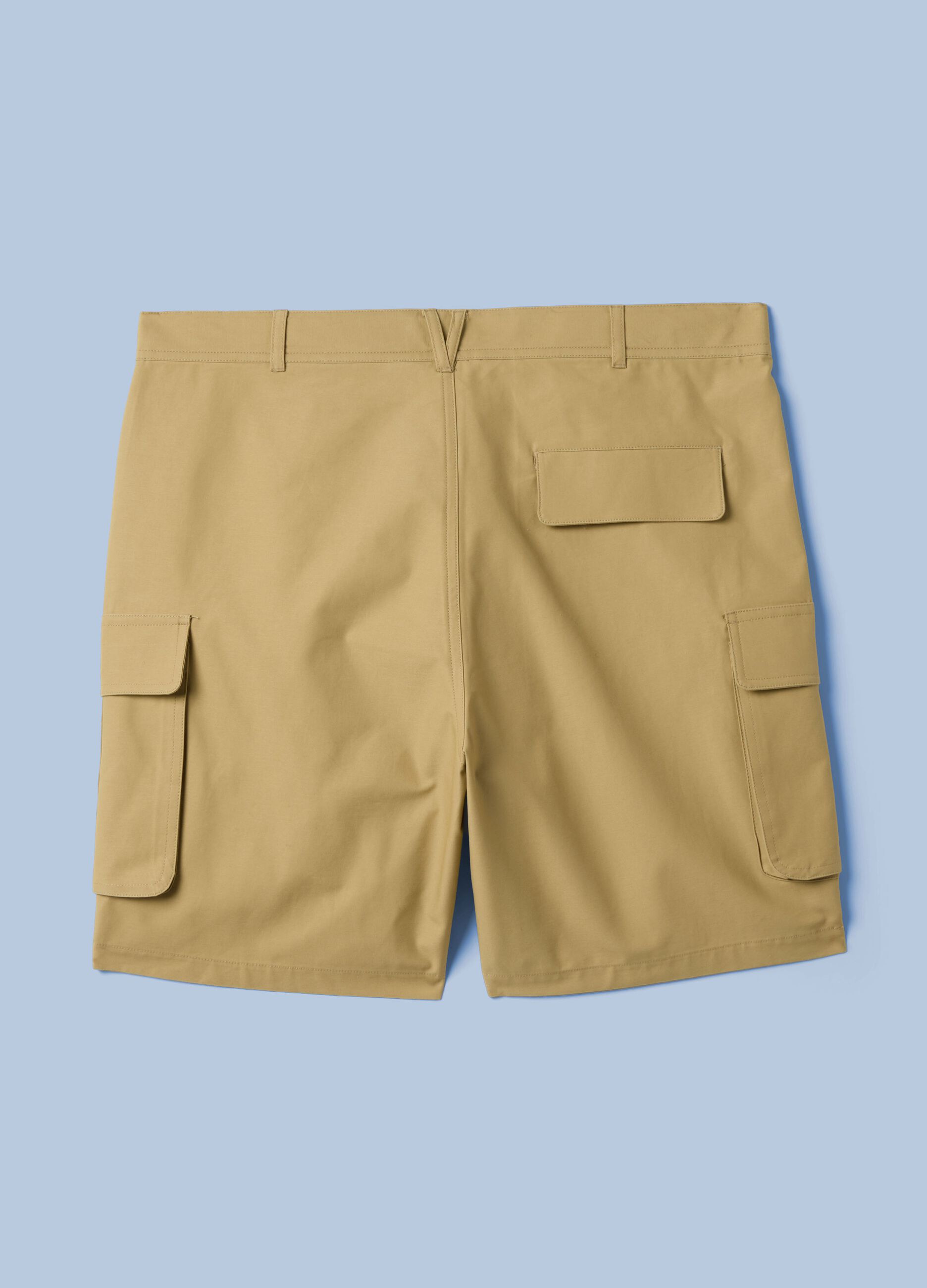 Bermuda cargo ALTAVIA SAILING beige en pur coton