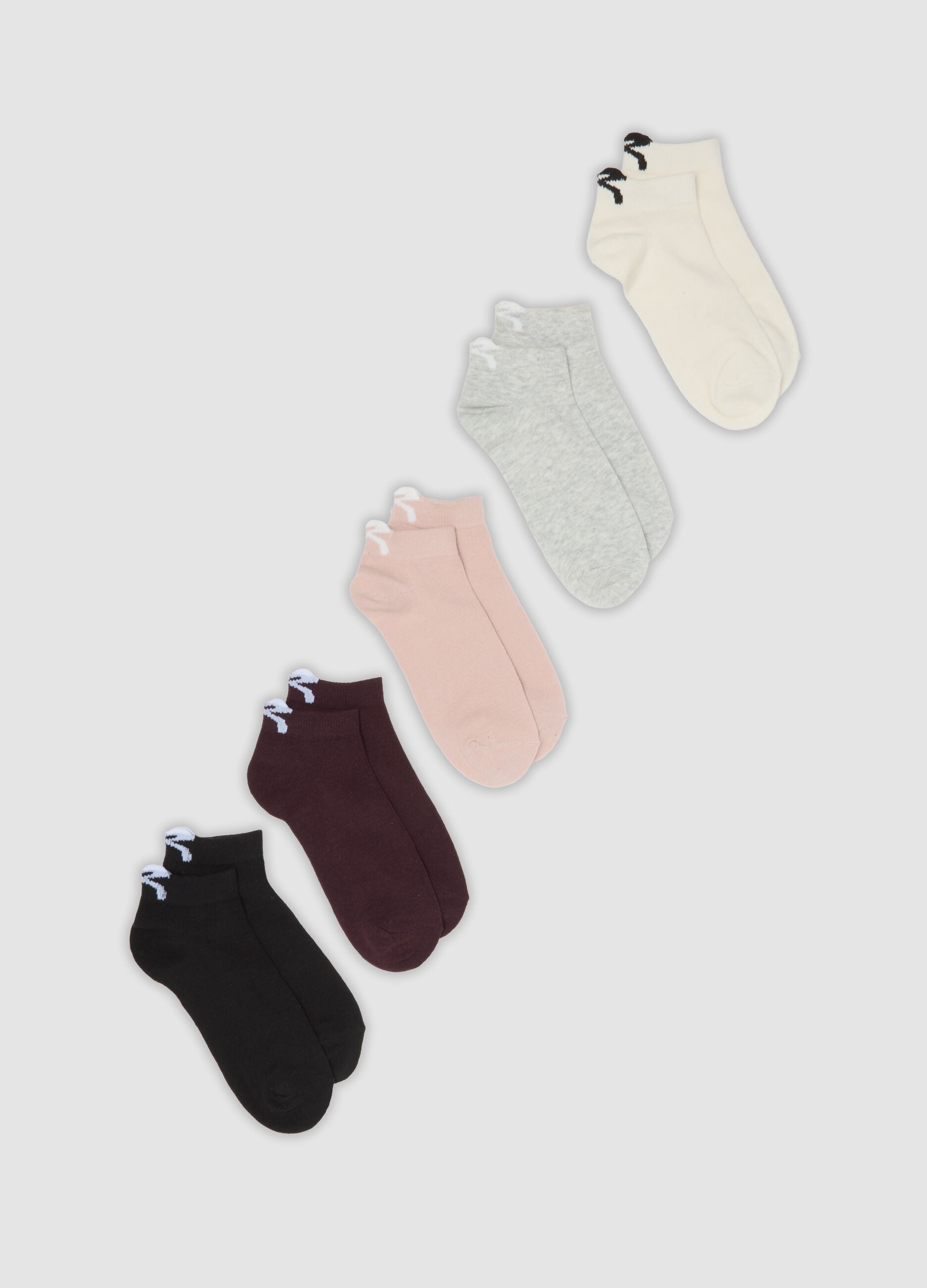 5er-Pack Kn&ouml;chelsocken aus Bio-Baumwollmix
