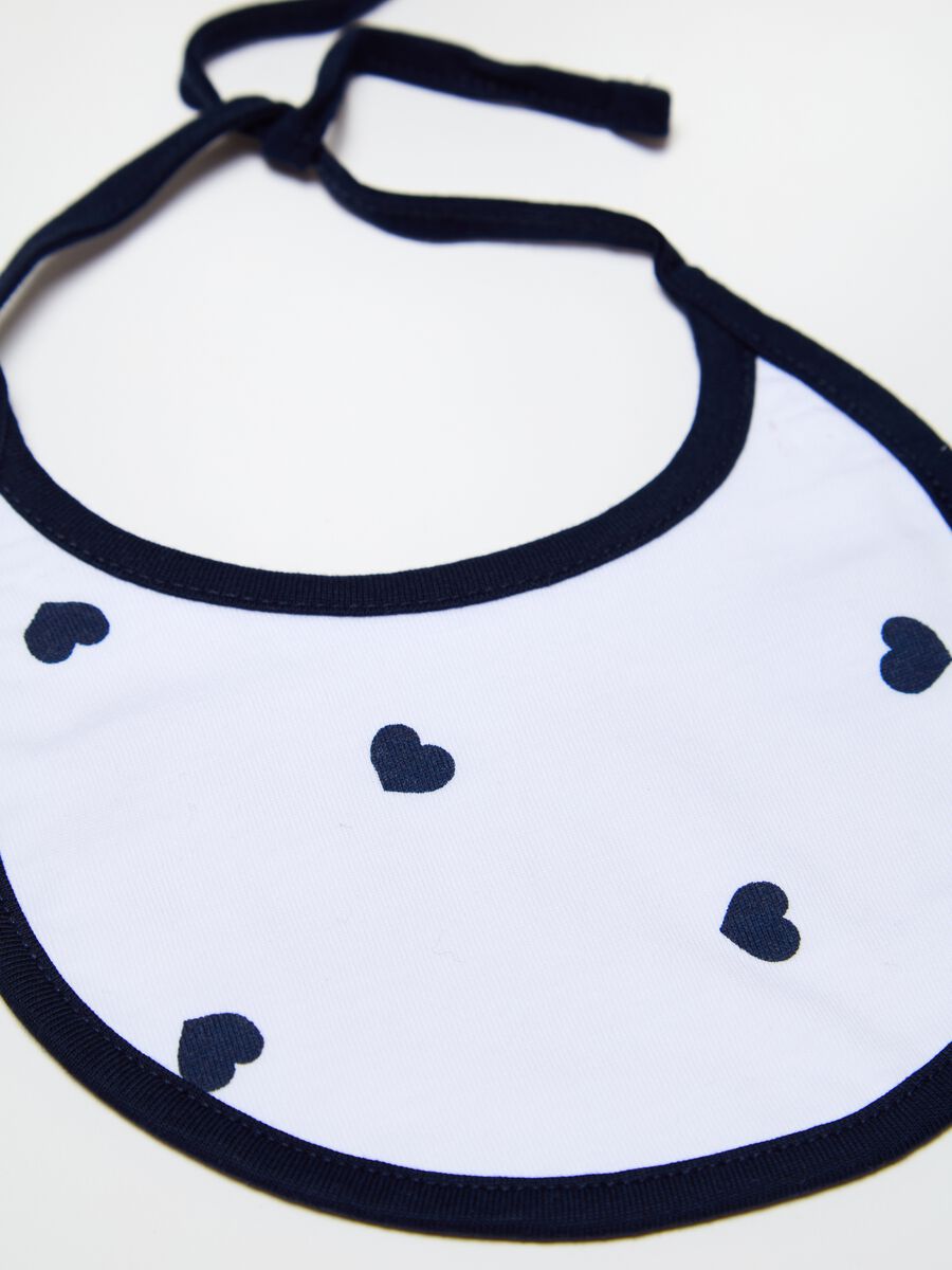 Two-pack bibs in organic cotton with print_2