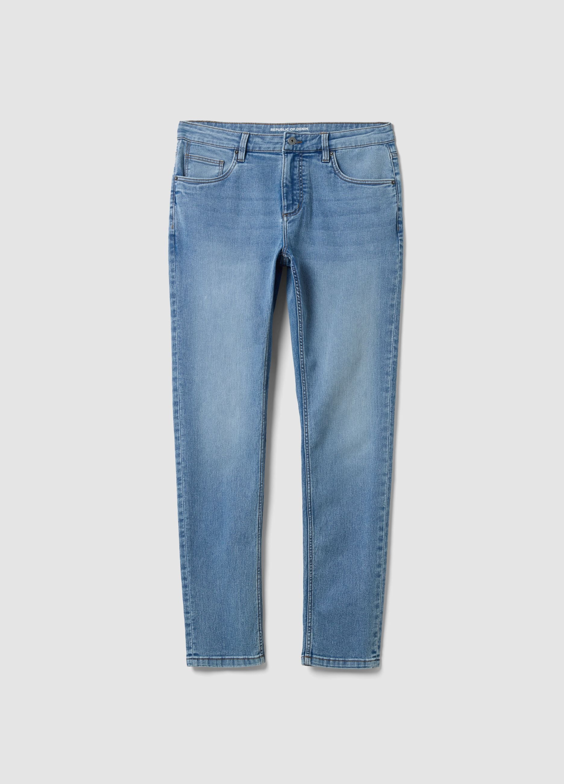 Skinny Fit Jeans aus Stretch-Baumwolldenim