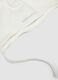Set bianco con cappellino e scarpine foderate_2
