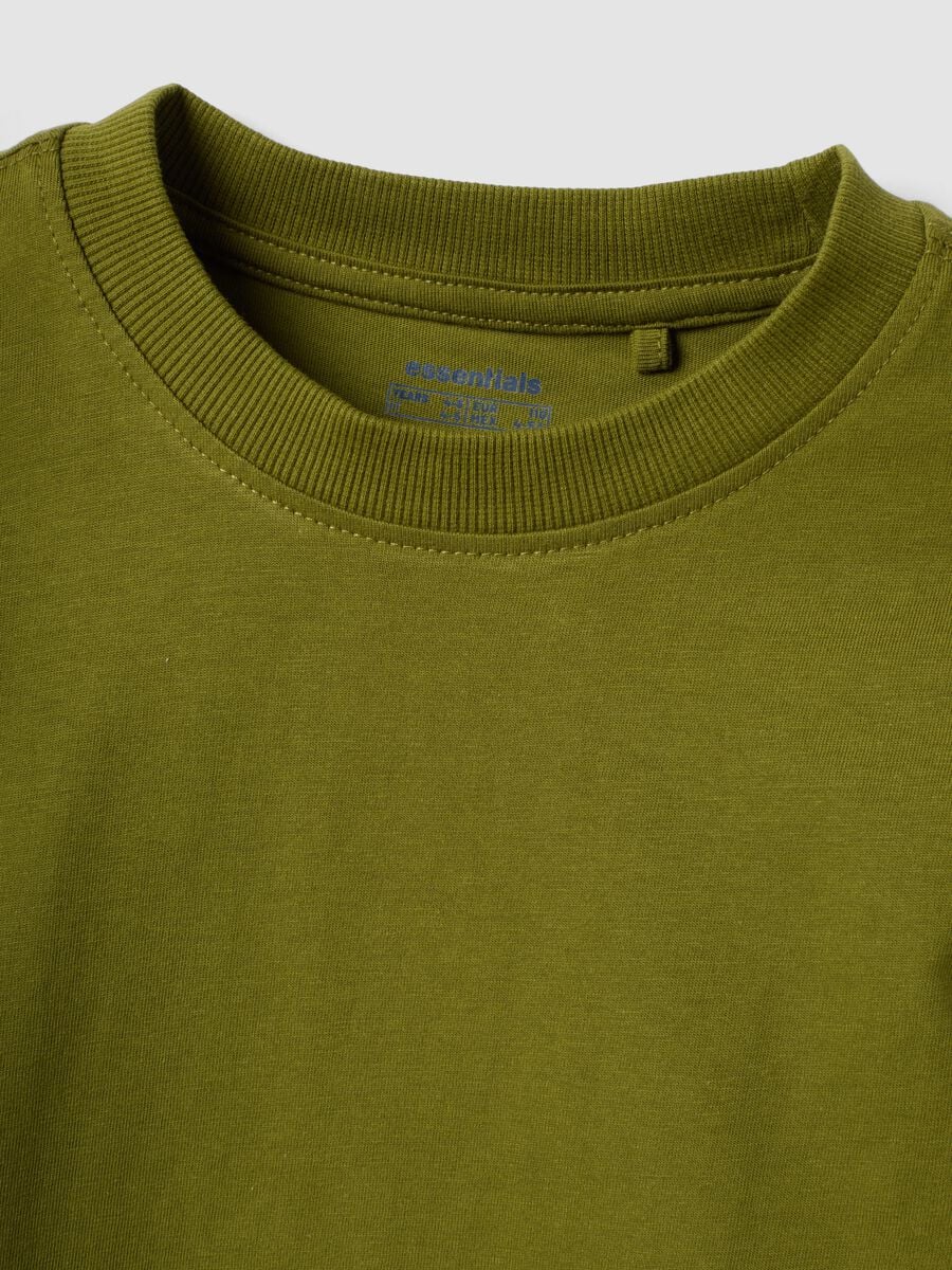 Gr&uuml;nes Langarm-T-Shirt aus Bio-Baumwolle_2