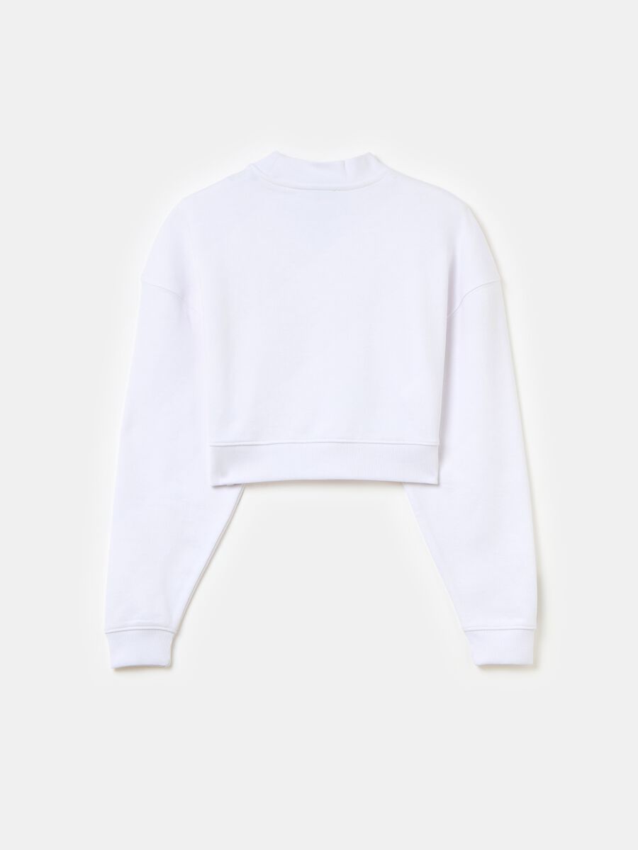 Crop Sweatshirt White_8